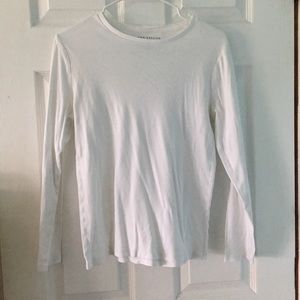 WHITE LONG SLEEVE TOP